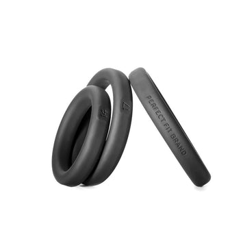 Xact Fit Silicone Rings #14 #17 #20 Black Default Title