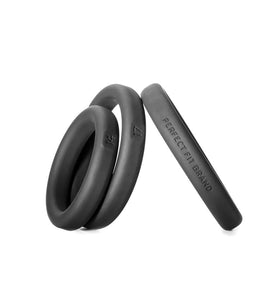 Xact Fit Silicone Rings #14 #17 #20 Black Default Title