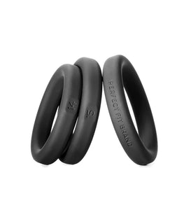 Xact Fit Silicone Rings #14 #15 #16 Black