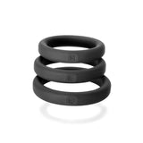 Xact Fit Silicone Rings #14 #15 #16 Black