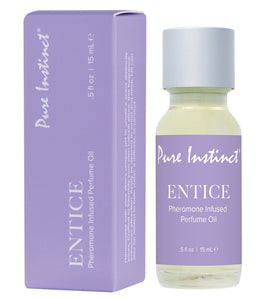 Pure Instinct Pheromone Infused Perfume Oil Eau De Parfum Entice .5fl Oz/15ml Default Title