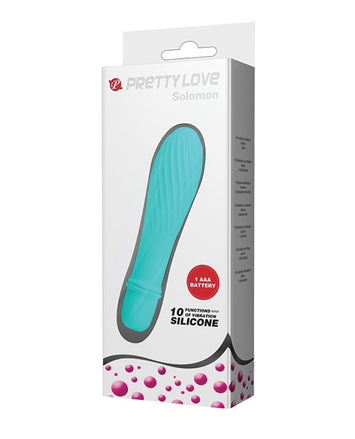 Pretty Love Solomon 10 Function Vibrator Teal Default Title