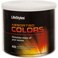 Lifestyles Assorted Colors 40pc Bowl Default Title