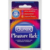 Durex Pleasure Pack 3pk