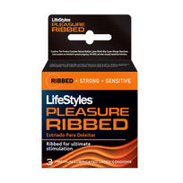 Lifestyles Ribbed Pleasure 3pk Default Title