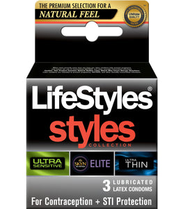 Lifestyles Styles Sensitive 3pk