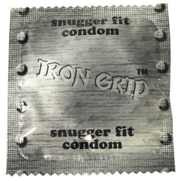 Iron Grip Snugger Fit Lubricated Condom 3pk Default Title