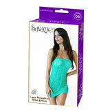 Lace Strapless Mini Dress