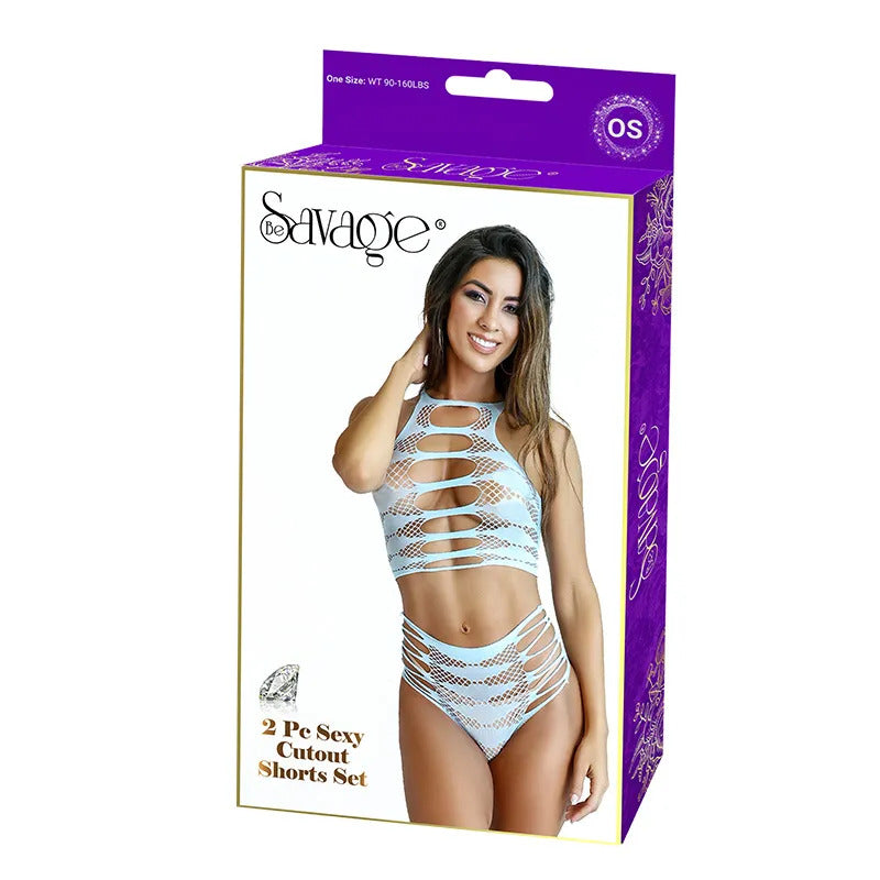 2pc Sexy Cutout Shorts Set Default Title