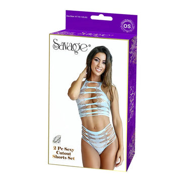 2pc Sexy Cutout Shorts Set Default Title
