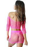 Seduce Sleeve Top & Skirt Set