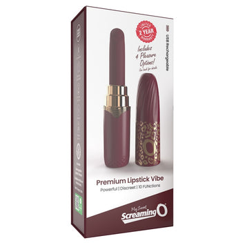 Rechargeable Vibrating Lipstick - Merlot Default Title
