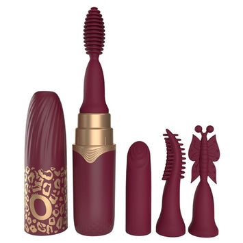 Rechargeable Vibrating Lipstick - Merlot Default Title