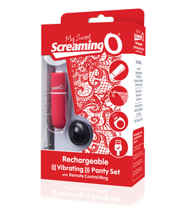 Screaming O My Secret Charged Remote Control Panty Vibe Red
