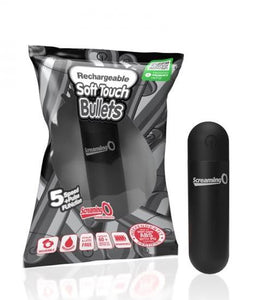 Screaming O Soft Touch Rechargeable Bullets - Black