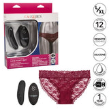 Remote Control Lace Panty Set Burgundy