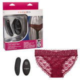 Remote Control Lace Panty Set Burgundy