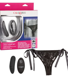 Remote Control Lace Thong Set Default Title