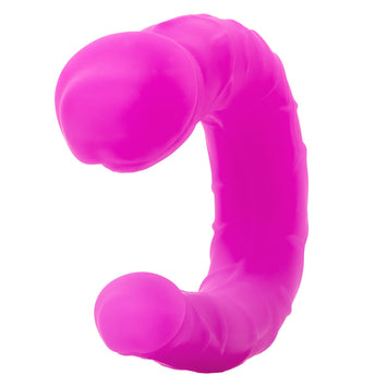 Silicone Double Dong Ac/dc Purple