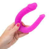 Silicone Double Dong Ac/dc Purple