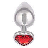 Jewel Large Ruby Heart Plug