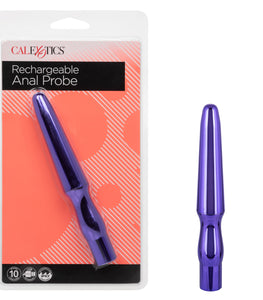 Rechargeable Anal Probe Metallic Purple