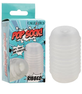 Pop Sock! Ribbed Clear