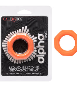 Alpha Liquid Silicone Sexagon Ring