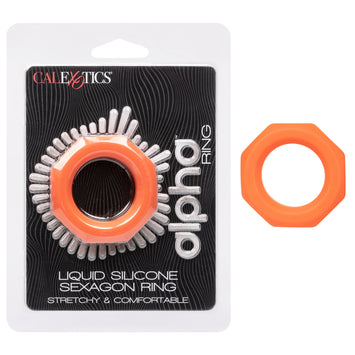 Alpha Liquid Silicone Sexagon Ring Default Title