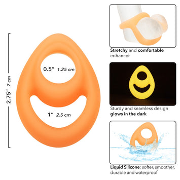 Alpha Liquid Silicone Teardrop Glow In The Dark Default Title