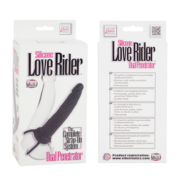 Love Riders Dual Penetrator Silicone Black