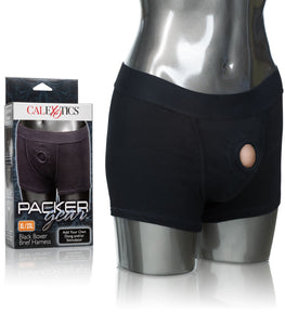 Packer Gear Black Boxer Brief Harness