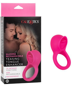 Silicone Rechargeable Teasing Tongue Enhancer Default Title