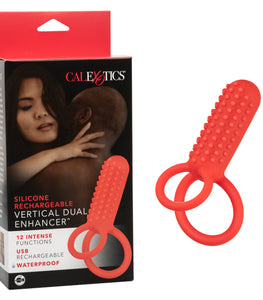 Silicone Rechargeable Vertical Dual Enhancer Default Title