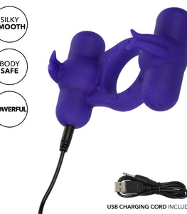 Silicone Rechargeable Triple Orgasm Enhancer Default Title