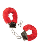 Playful Furry Cuffs Red