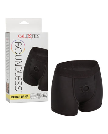 Boundless Boxer Brief Harness Black Small Medium