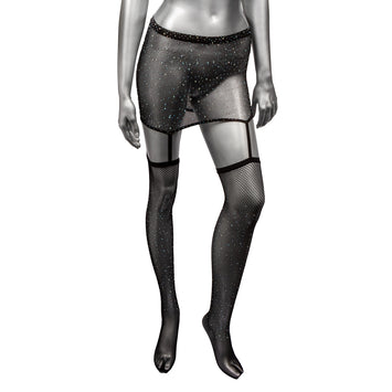 Radiance 1pc Garter Skirt W/ Thigh Highs Default Title