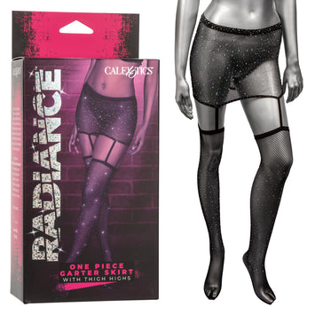 Radiance 1pc Garter Skirt W/ Thigh Highs Default Title
