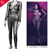 Radiance Plus Crotchless Full Bodysuit