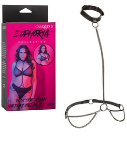 Euphoria Chain Halter Collar & Leash Plus Size