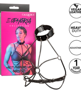 Euphoria Multi Chain Collar Harness Default Title