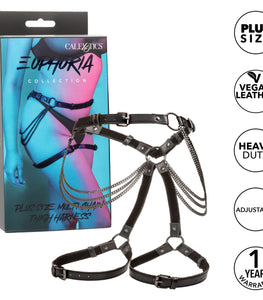 Euphoria Plus Size Multi Chain Thigh Harness