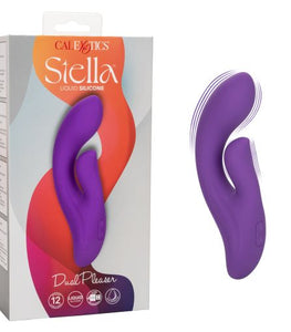 Stella Liquid Silicone Dual Pleaser Purple