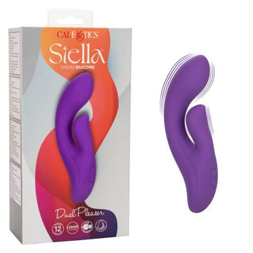 Stella Liquid Silicone Dual Pleaser Purple Default Title