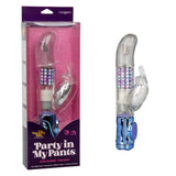 Naughty Bits Party In My Pants Jack Rabbit Vibrator Default Title