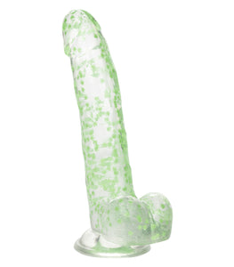 Naughty Bits I Leaf Dick Glow In The Dark Weed Leaf Dildo