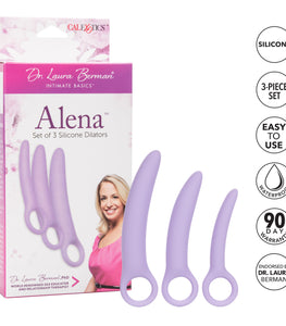 Dr Laura Berman Alena Set Of 3 Silicone Dilators Default Title