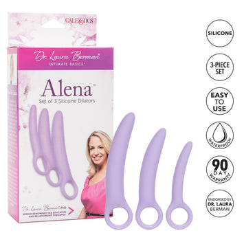 Dr Laura Berman Alena Set Of 3 Silicone Dilators Default Title