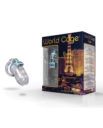 Vegas World Cage Kit Clear 85mm Cock Cage Default Title